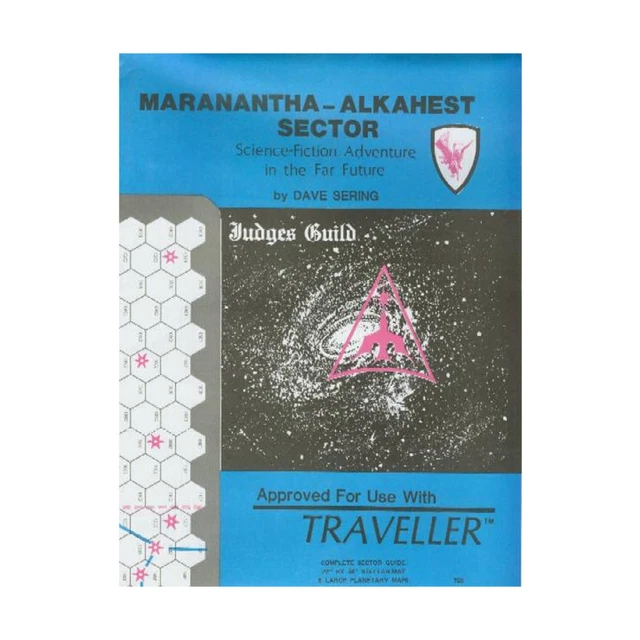 Judges Guild Traveller Maranantha-Alkahest Sector SW