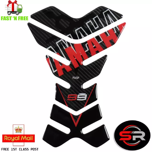 Carbon Fibre Motorcycle Tank Pad Protector Sticker for YAMAHA Universal UK