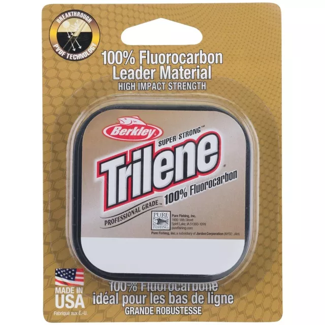 Berkley Trilene Fluorocarbon Leader Clear 25m Raubfischvorfach Vorfach Material