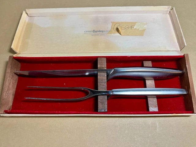 Gerber Legendary Blades Queen Arms Siegfried Fork Durendal Knife Carving Set USA