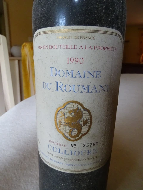 ANCIEN VIN FRANÇAIS- Collioure 1990 Domaine du Roumani EUR 30,00 ...