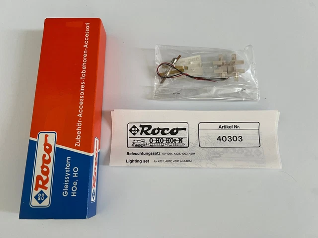 ROCO 40303 ÉCHELLE H0 - Kit Éclairage pour Voitures Courtes EUR 9,99 ...
