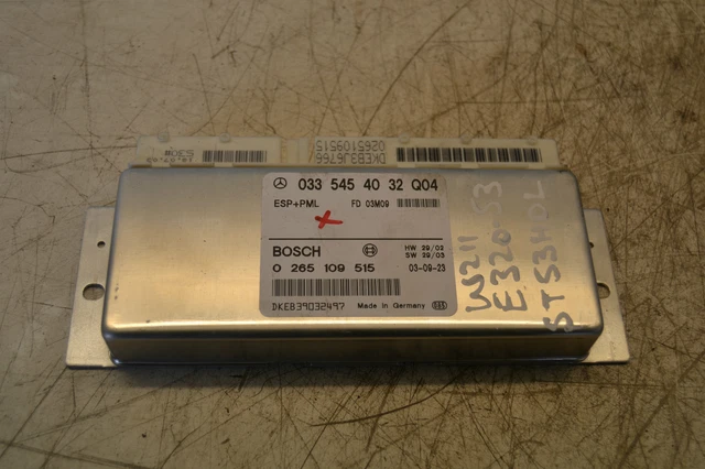 MERCEDES E CLASS ESP Control Unit W211 E320 CDi ABS Control Unit 2003 ...