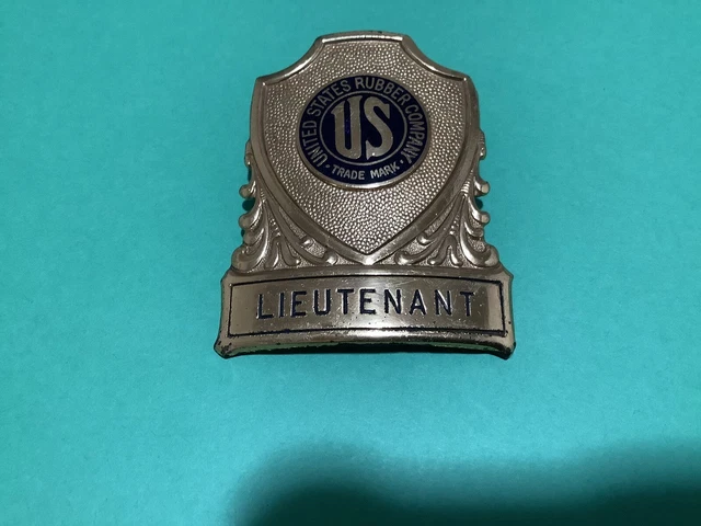 Vintage US Rubber Company Badge (Uniroyal) . Screw Back. Free Shipping