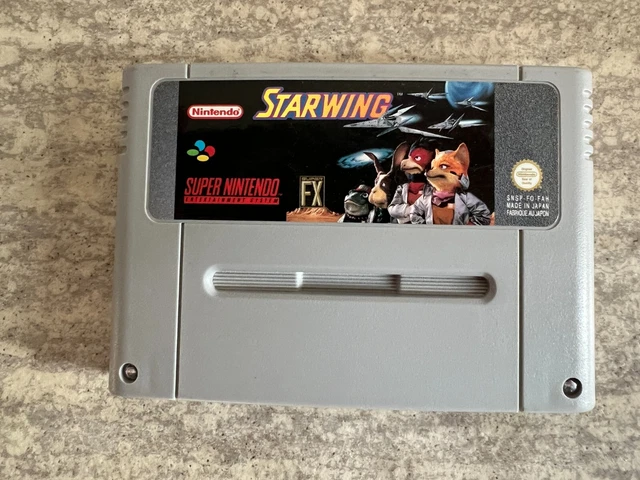 SUPER NINTENDO EURO FAH Starwing cartouche seule en bon état! EUR