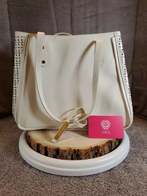 Vince Camuto Handbag White Leather