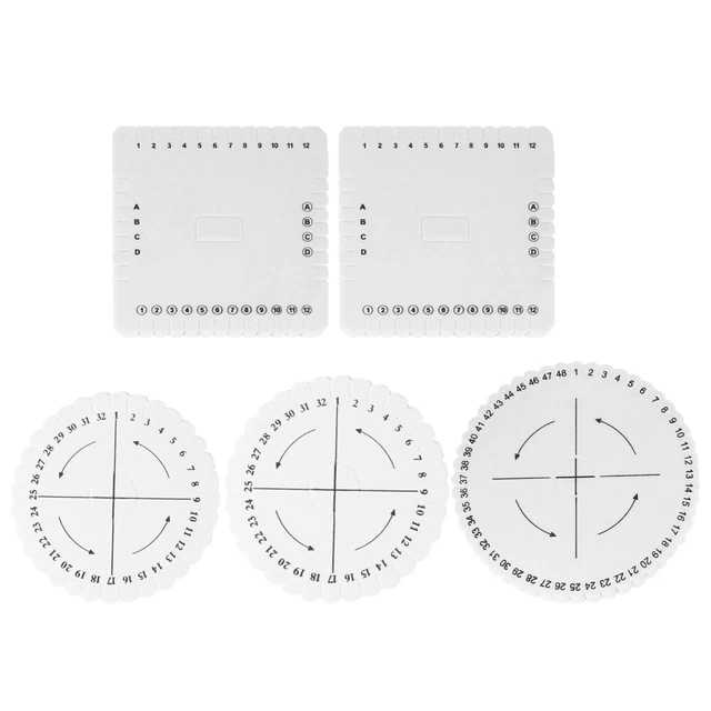 5 Pcs Handgemachter Seil Flechter Eva Seilwebbrett Armbandwebscheibe