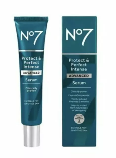 No7 Protect & Perfect Intense Advanced Serum - 30ml BRAND NEW BOXED
