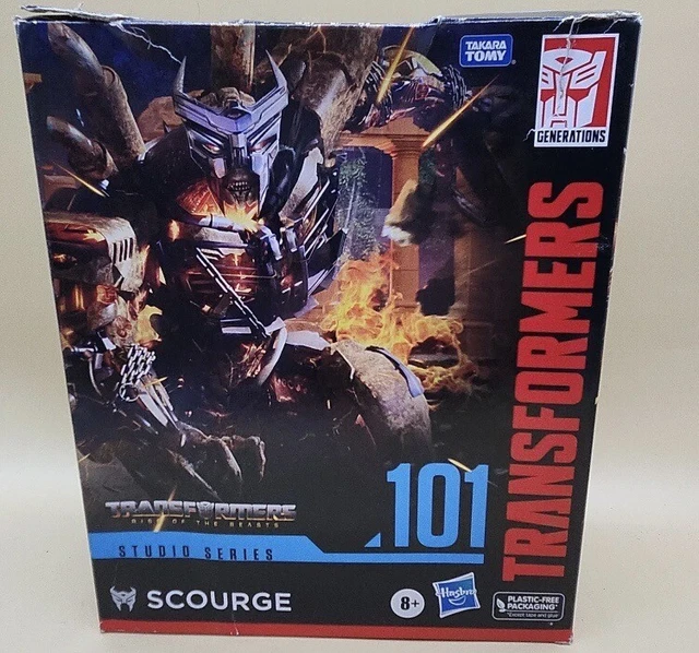 TRANSFORMERS RISE OF the Beasts Studio Series 101 Leader Class Scourge ...