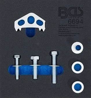 BGS 70999 – Outil Universel Montage/Démontage Courroie En V, Extracteur Magnétique Pour Poulie, Acier Chrome-Molybdène