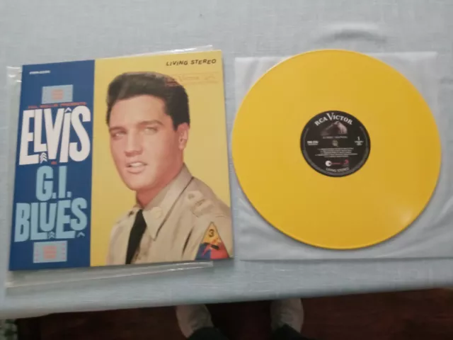 Elvis Presley - G.I. Blues LP - YELLOW VINYL - Friday Music - 2017