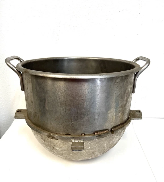 Commercial Bakery Mixing Bowl Metal Heavy Duty Double Handles Mixer Vat