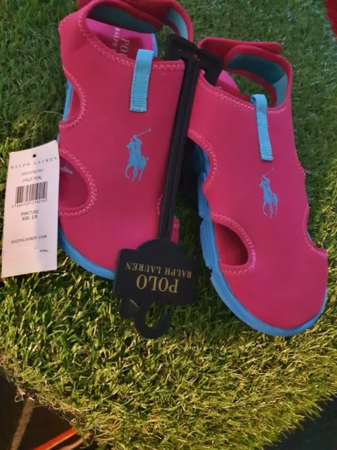 Genuine Polo Ralph Lauren Girls Sandals/Shoes Uk 2.5