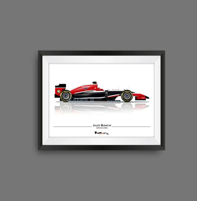 Jules Bianchi Marussia MR03 F1 Print - Scuderia GP