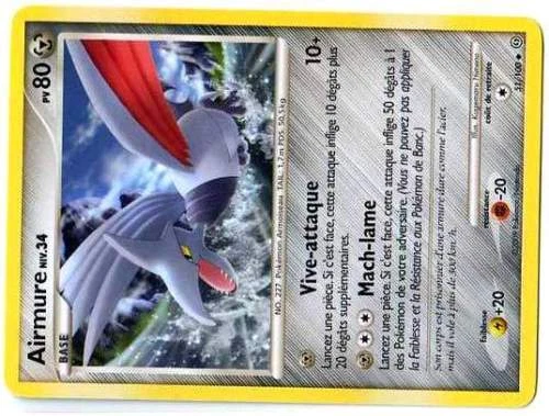 Pokemon Tempete Unco N°  51/100 Airmure