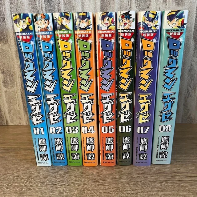 MEGAMAN EXE NT Warrior New Edition All 1 - 8 Volumes Set Comic Set Used ...