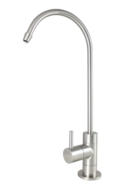 Lead-Free Drinking Water Faucet Non-Air-Gap Reverse Osmosis Unit-Brushed Nickel