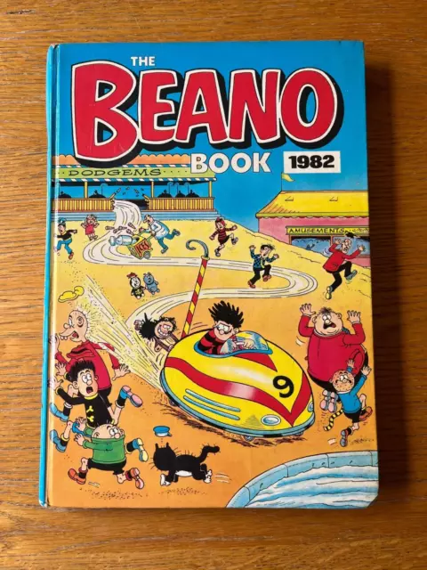 The Beano Book / Annual 1982 Hardback Book Biffo Dennis The Menace Bash Street