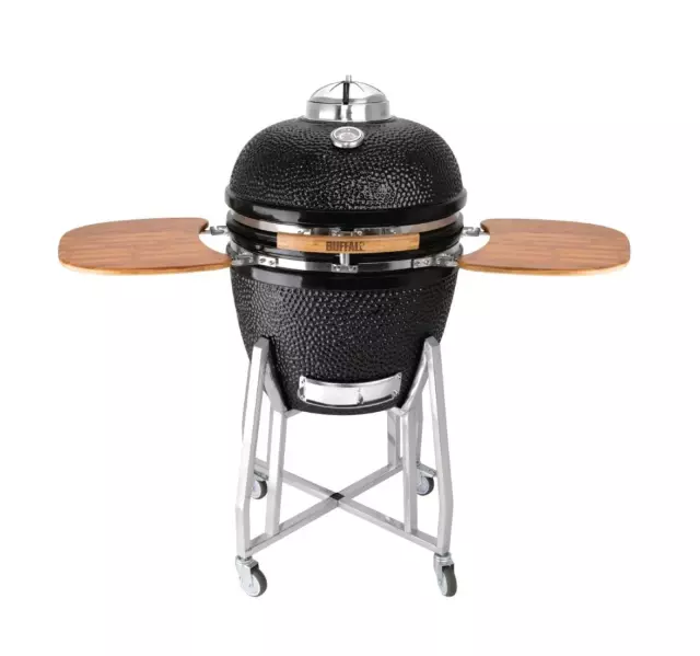 Buffalo XL LARGE Ceramic Kamado BBQ Grill 22" Ideal for Outdoor Catering Event