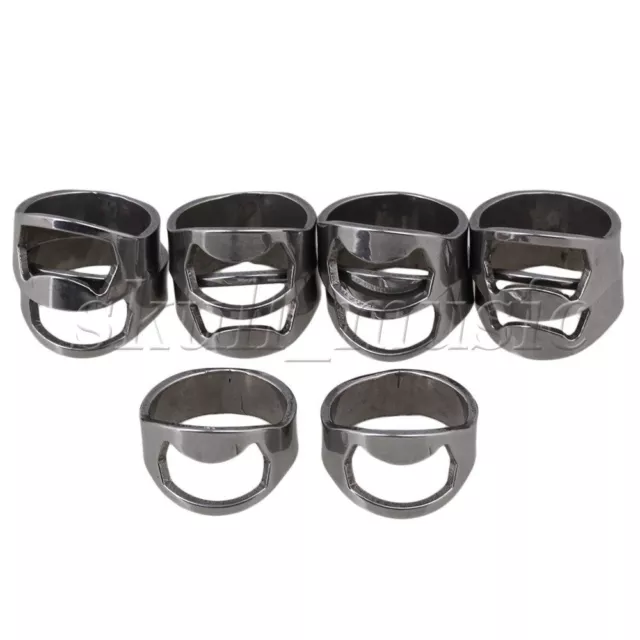 Stainless Steel Finger Ring Bottle Opener Lightweight Pack of 10