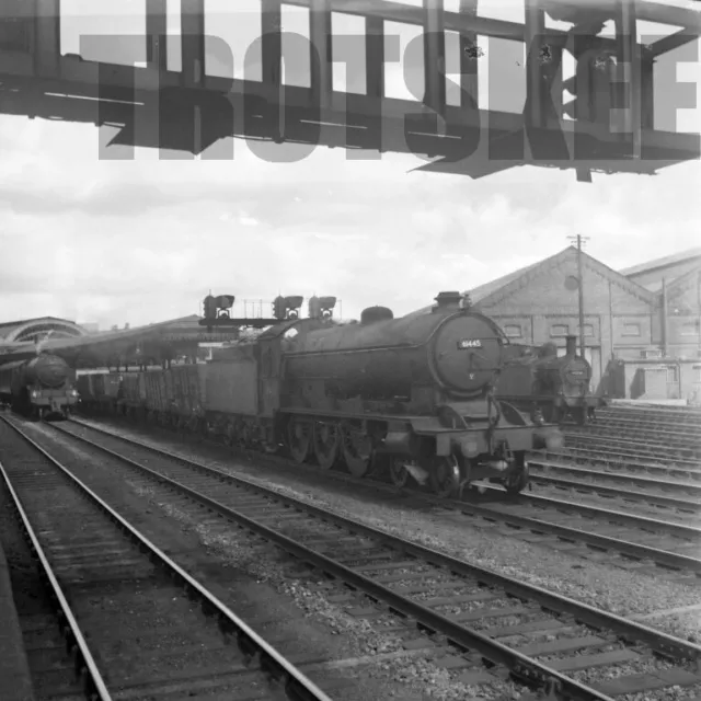 Larger Negative BR British Railways Steam Loco 61445 Class B16 York 1959