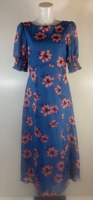 Ladies Ex Chainstore Floral  Print Dress Size 8 10 12 14 16 18 20