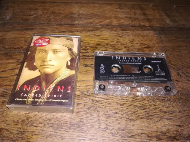 INDIENS - Sacred Spirit / Chants Des Indiens D' Amérique (CASSETTE/K7) TAPE 1994