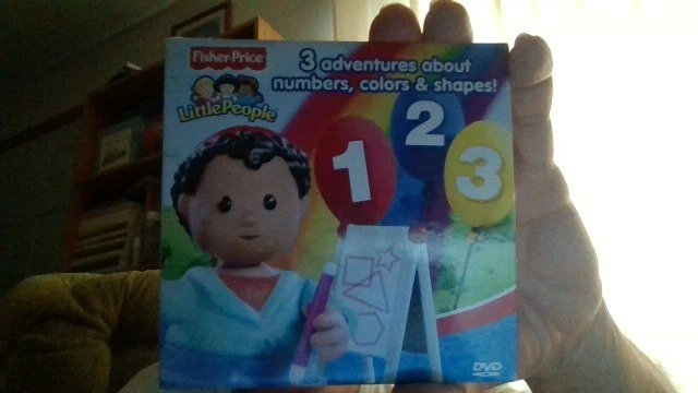 Fisher Price Christmas Fun music CD and DVD set Little People CD in Paper sleeve