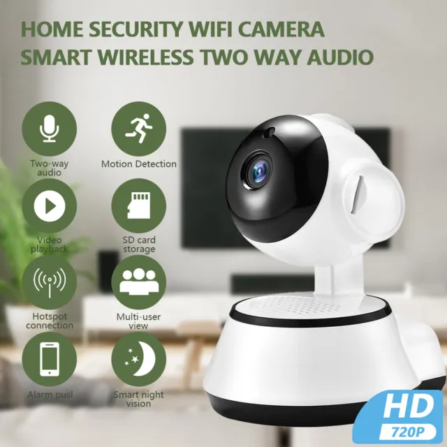 V380 Wireless 720P HD WIFI Security IP Camera IR Night Home Webcam Baby Monitor