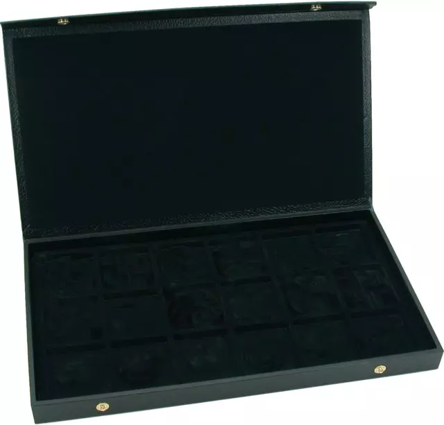 Pocket Watch Display Case Storage Box for 18 Watches