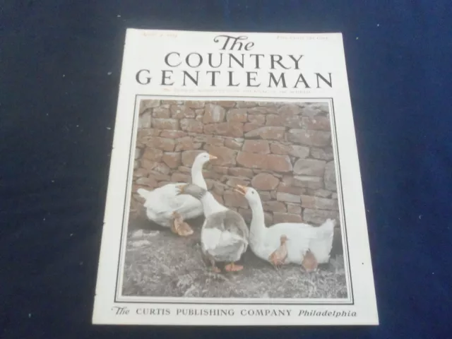 1914 April 4 The Country Gentleman Magazine - Illustrated Cover - B 2801K