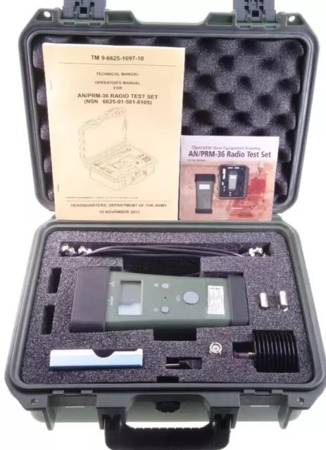 AN/PRM-36 Radio Test Set Kit UKW Funk Funkgerät Messgerät US Army 900858-001 NEU