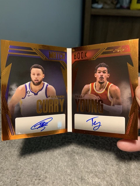 STEPHEN &amp;&amp;STEPH&amp;&amp; CURRY/TRAE Young Dual AUTO 2023 libro di storia delle ...
