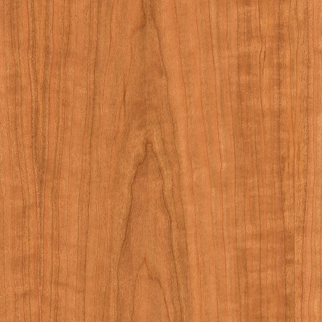 Cherry Wood Veneer Sheet, Plain Sliced/Flat Cut, 24X96, A" Grade, 10 Mil Paperba