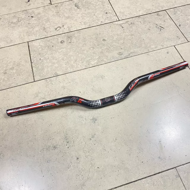 FSA K FORCE XC 600mm Wide 40mm Rise 25.4mm Clamp 160g Handlebars Carbon Fiber DJ
