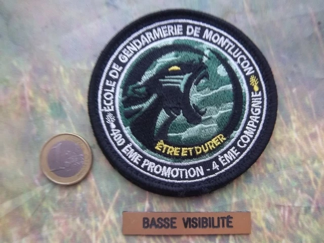 Écusson Militaire Tissu - École De Gendarmerie De Montluçon 400ème Promotion