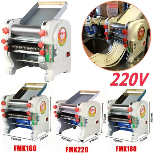 220V Noodle Machine Stainless Steel Electric Pasta Press Maker Commercial Home