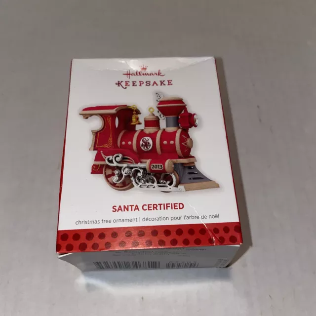 Brand new 2013 Hallmark Keepsake Santa Certified 1st in the certified series NIB Brand new 2013 Hallmark Keepsake Santa Certified 1st in the certified series NIB