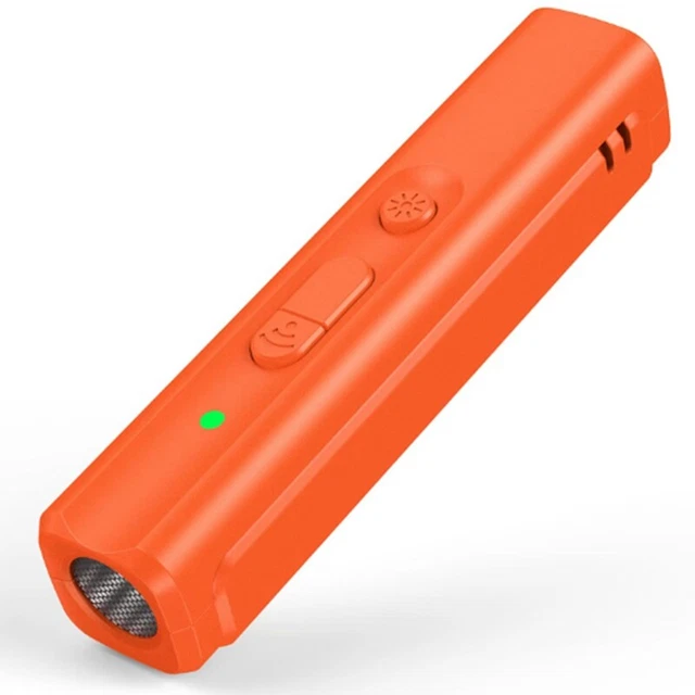 Pet Dog Ultrasonic Repeller  Barking USB Rechargeable Equipment UV Detect9710