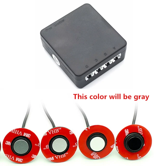 4X16mm Flat Adjustable Car Parking Sensor Reverse Backup Radar Detector System