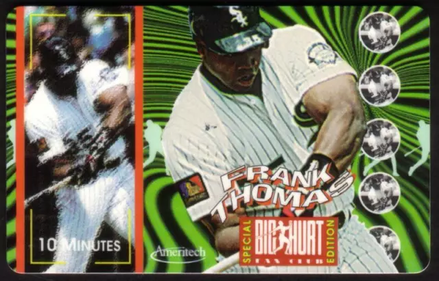 10m Frank Thomas Big Hurt Baseball Ventola Club Edizione Speciale Telefono Card