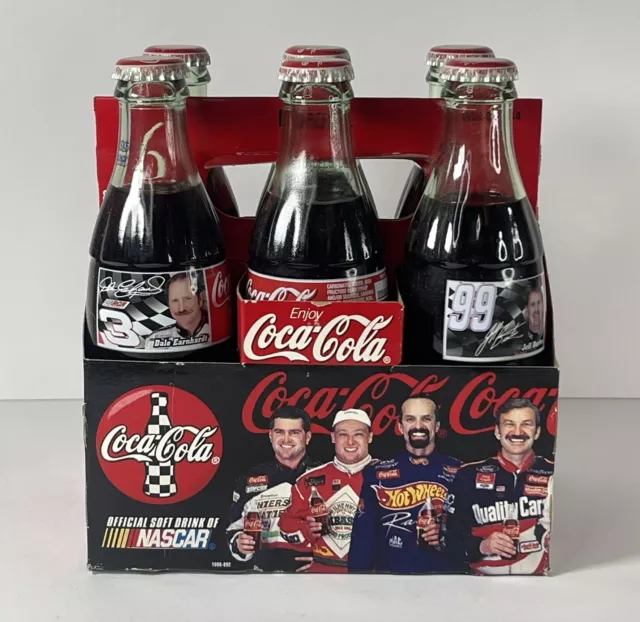 Coca Cola NASCAR Dale Earnhardt Commemorative Six Pack Brand New READ DESC