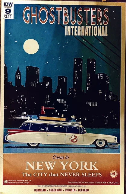 Ghostbusters: International #9 Classic Cover 👻(2016, IDW Comics)