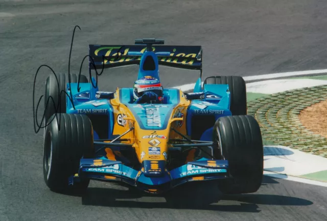 Giancarlo Fisichella "Benetton" Autogramm signed 20x30 cm Bild