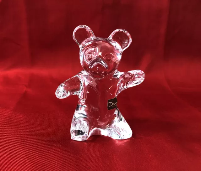 ours / ourson en cristal DAUM sculpture 10cm Animaux Animalier Teddy bear Statue