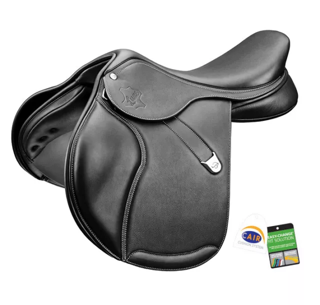 Bates Pony Elevation + Luxe Close Contact Adjustable Saddle CAIR Black/Brown