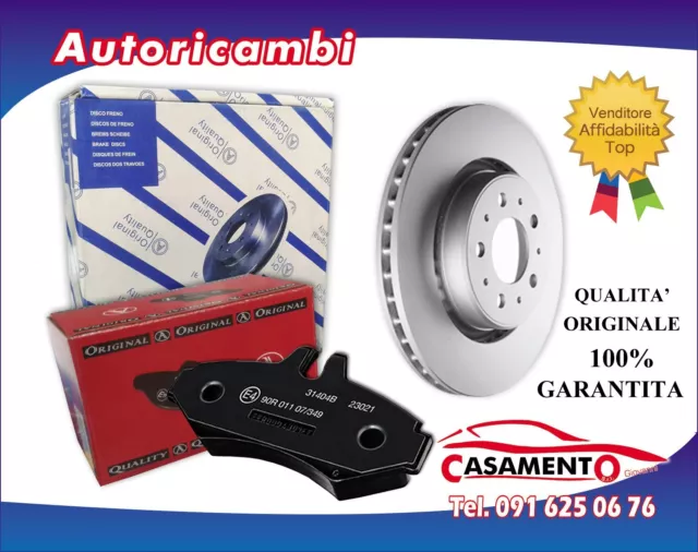 Kit Dischi E Pastiglie Opel Agila 1.2 16V 59Kw Pieno Dal 2000 Al 2007