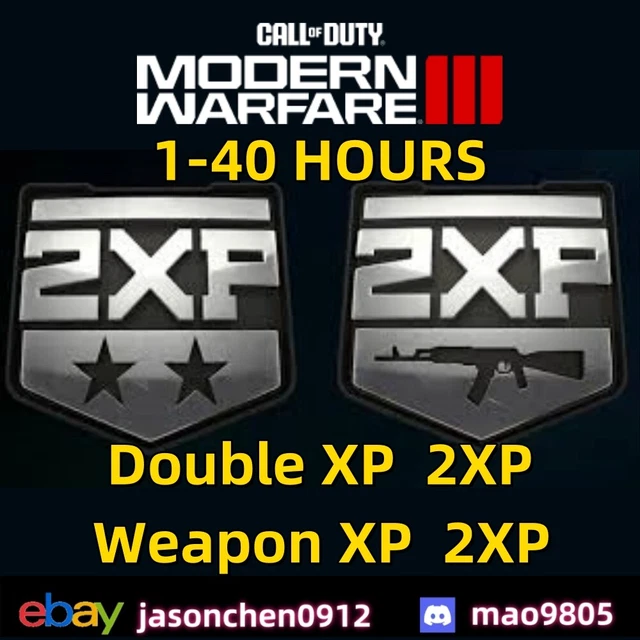 CALL OF DUTY Modern Warfare 3 III [COD MW3] 20 Hours Double XP /Weapon