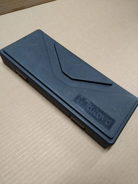 Case for Mitutoyo 500-196-20 6" Digital Calipers Black Plastic Empty Case Only