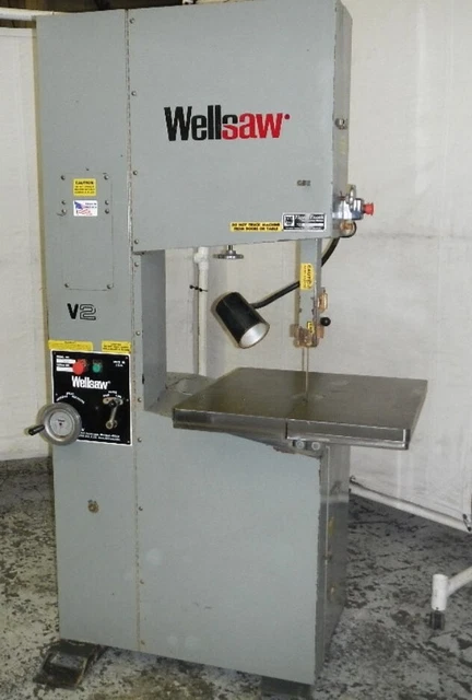 16" X 20" Wellsaw Model V20 Vertical Band Saw 1" Blade, 45-3000 Sfpm